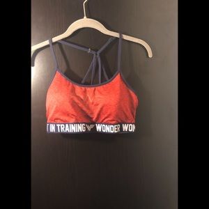 Wonder Woman sports bra medium